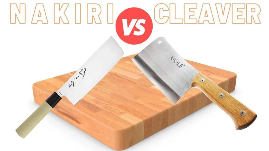 Nakiri Knife Versus Cleaver