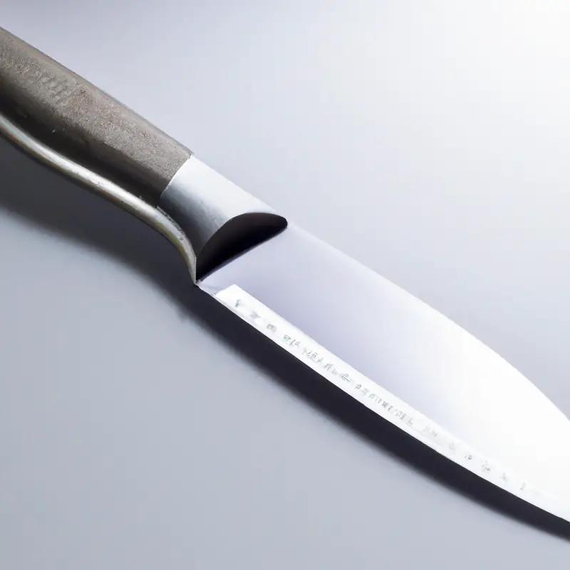 Blade guard, Santoku knife.