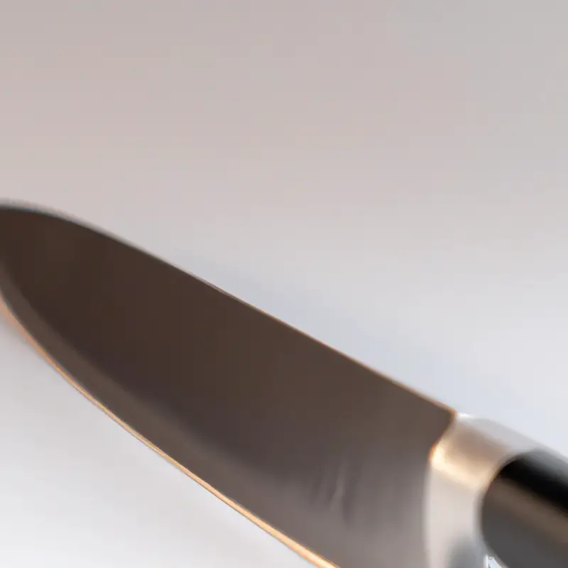 Bolster-less chef knife.