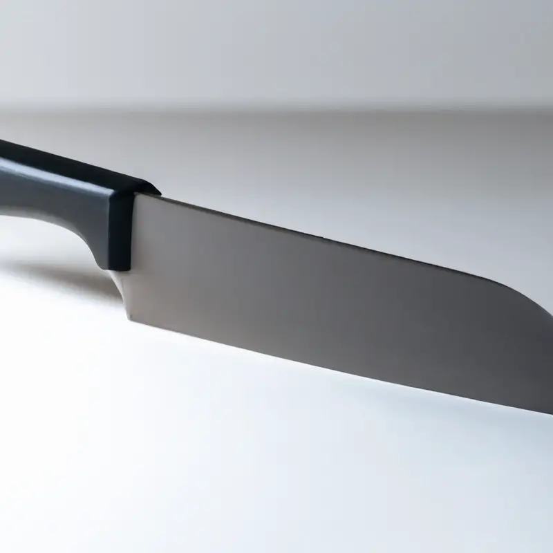 Chef knife blade.