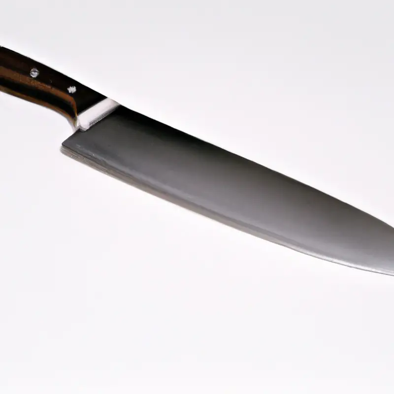 Chef's knife handle.