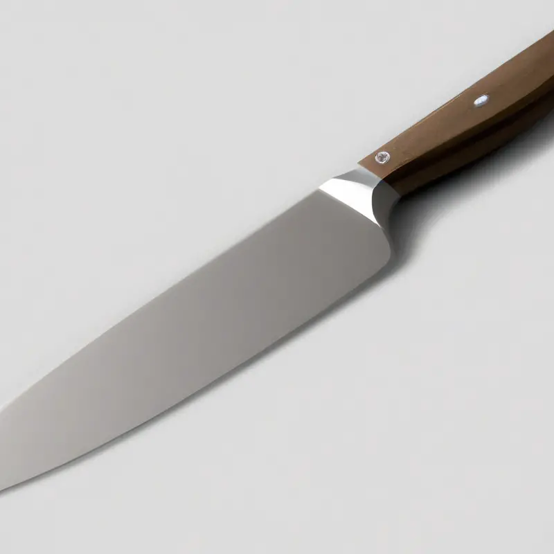 Clean chef knife.