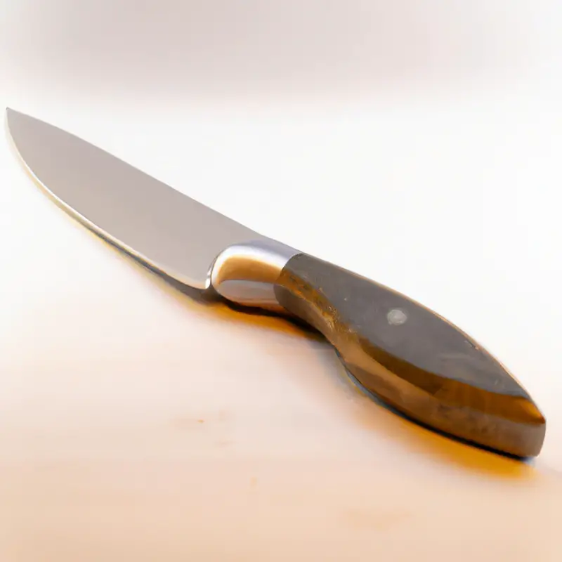 Curved blade knife.