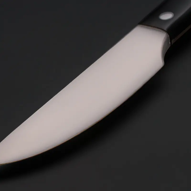Curved handle knife.