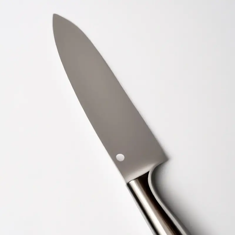 Curved paring knife.