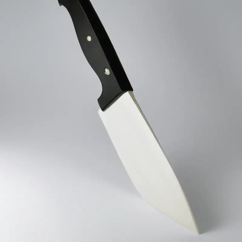 Fillet knife in use.