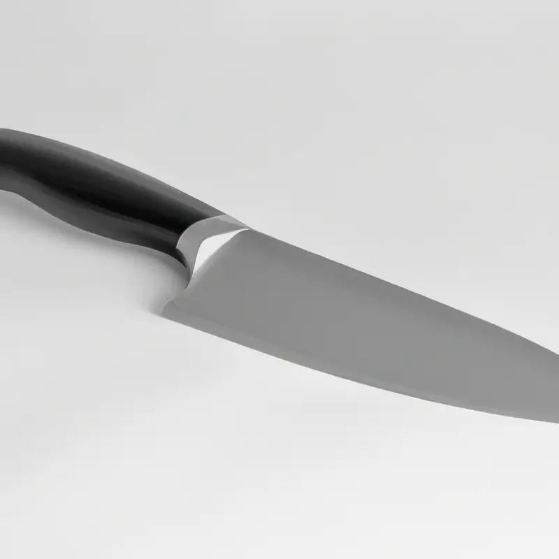 Flat blade chef knife.