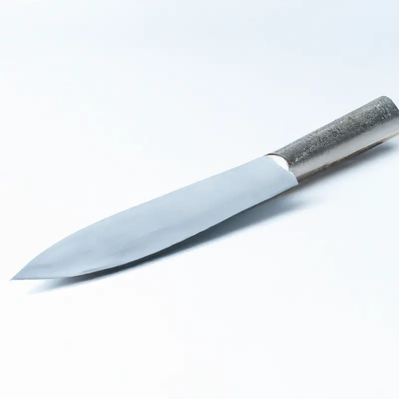 Garlic mincing knife