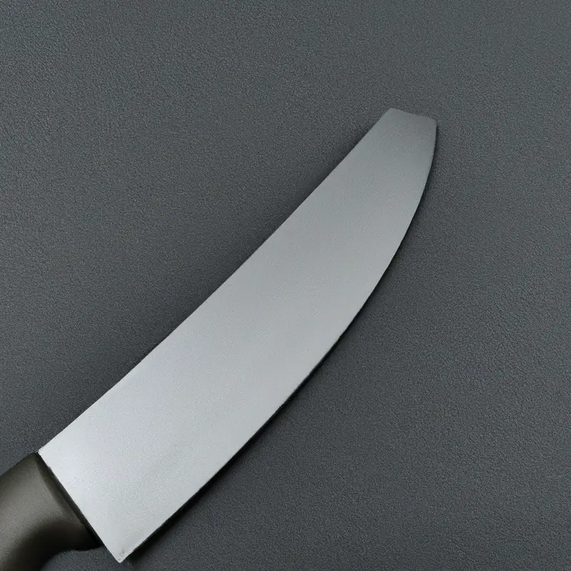 Gyuto knife cutting.