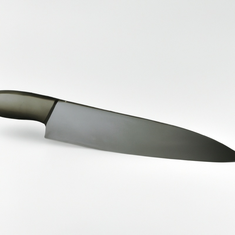 Gyuto knife cutting