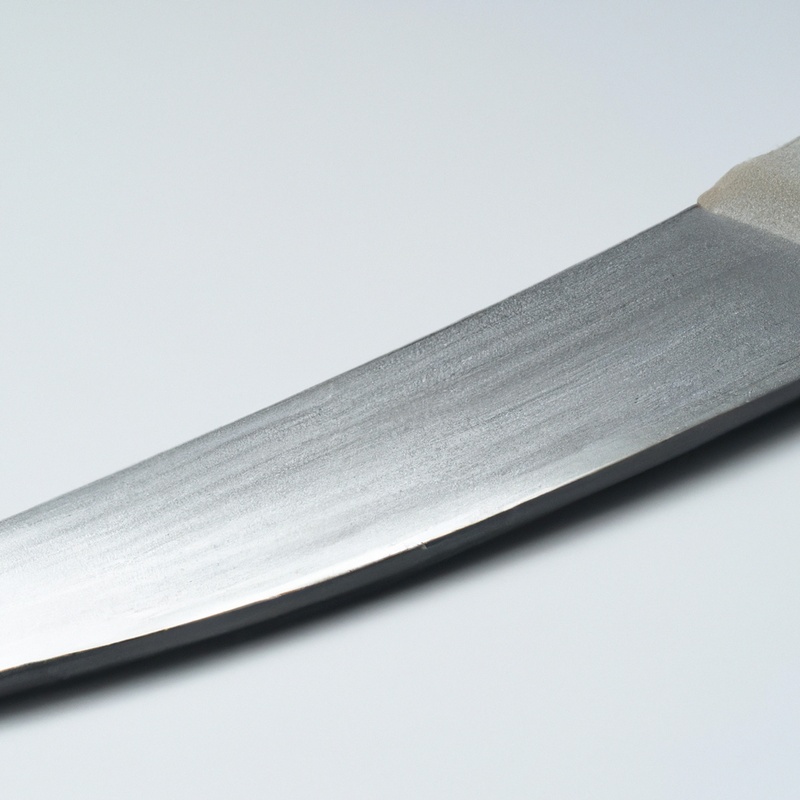 Gyuto knife sheathed