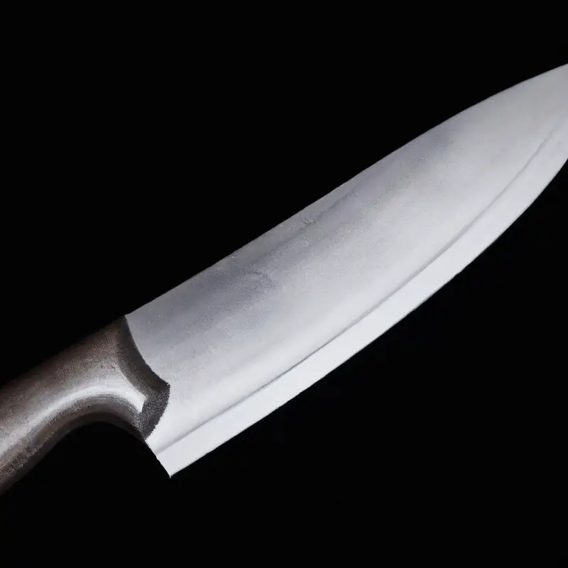 Gyuto knife slicing