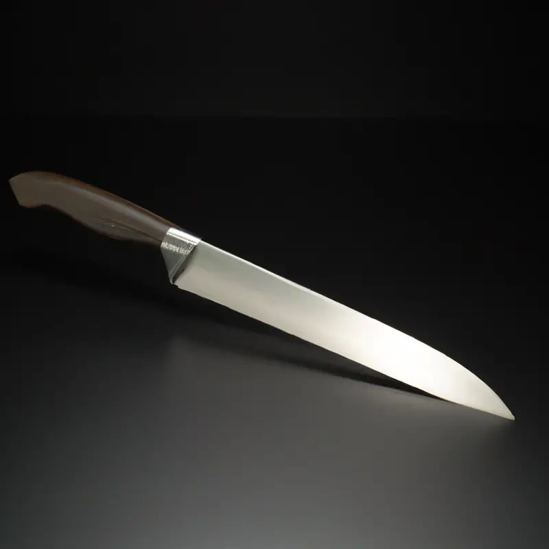 Hammered chef knife.