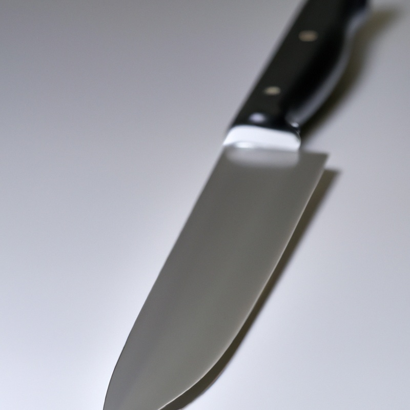 Knife grip example.