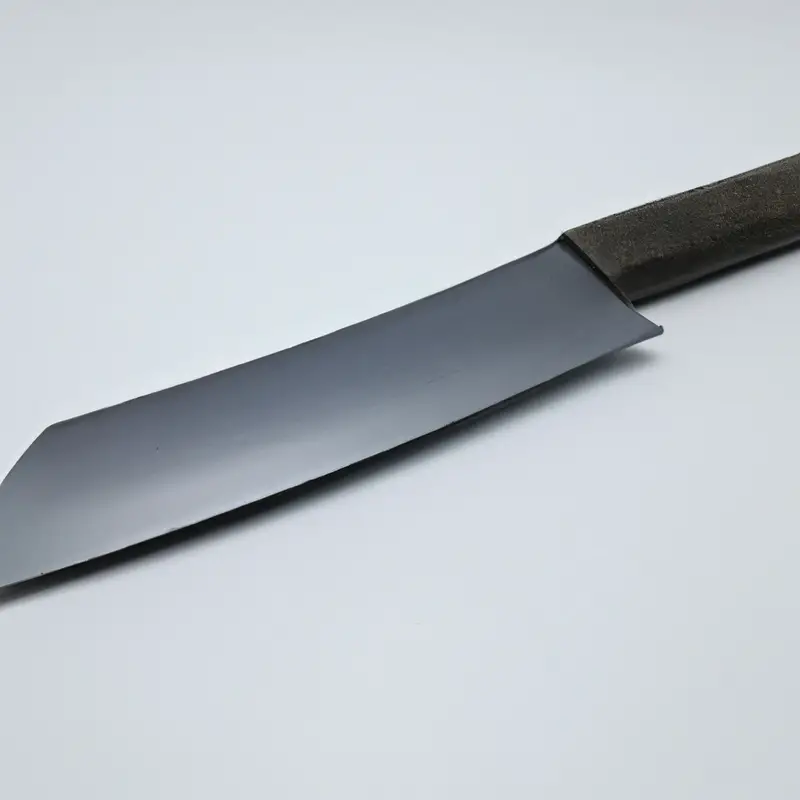 Knife handling example.