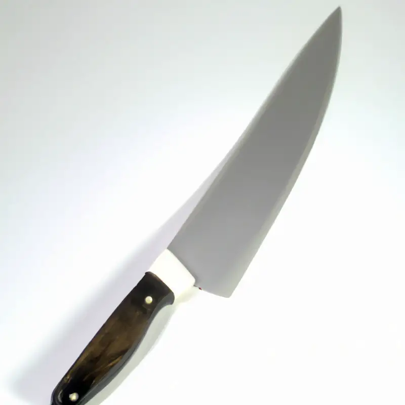 Peeling knife in use.