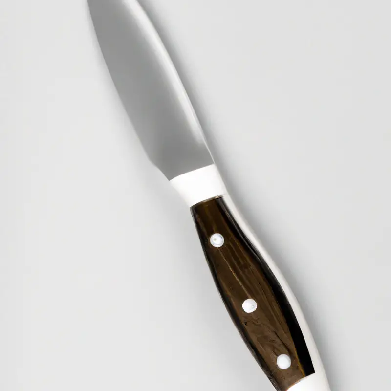 Rust-resistant knife.