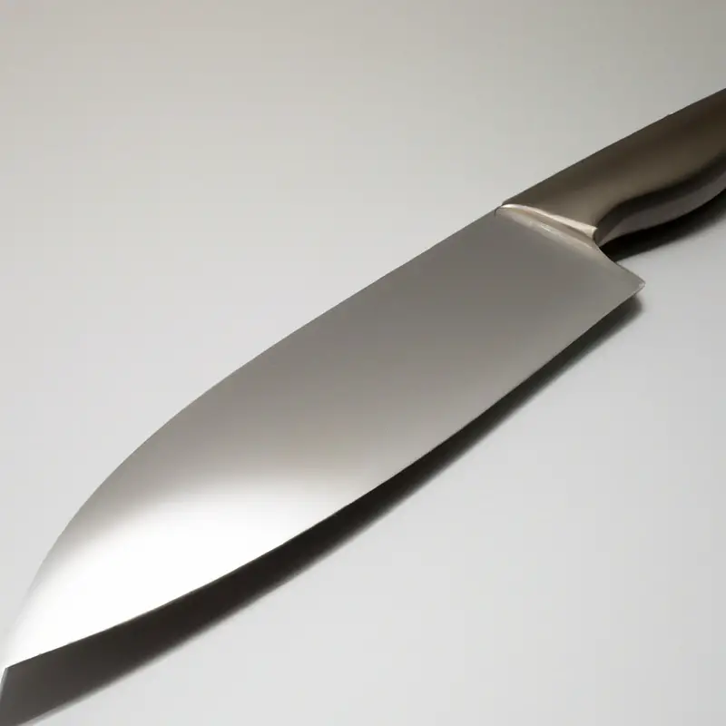 Santoku carving knife.