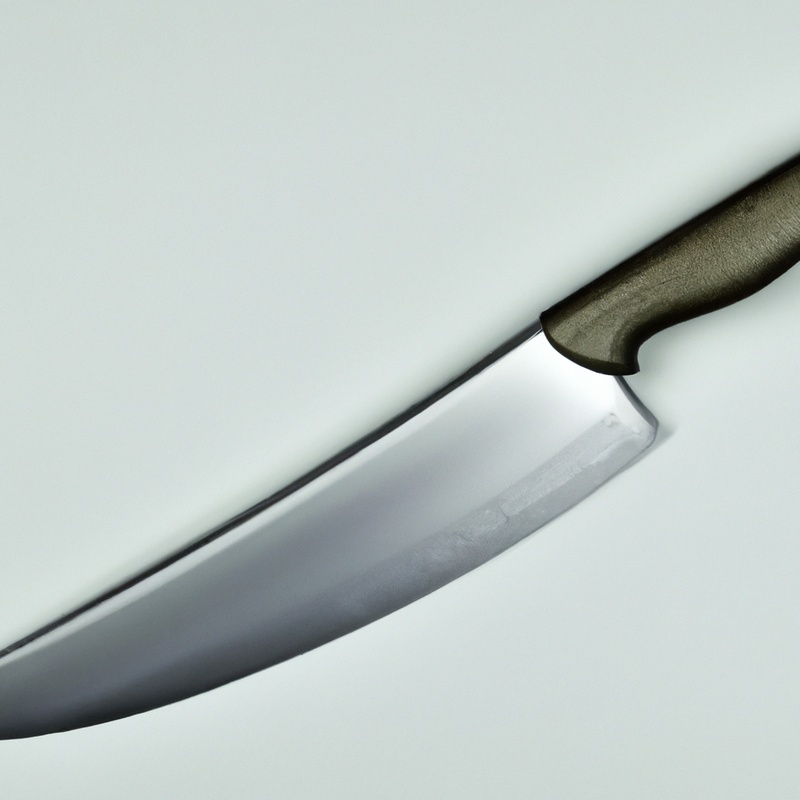 Sharp Gyuto knife.