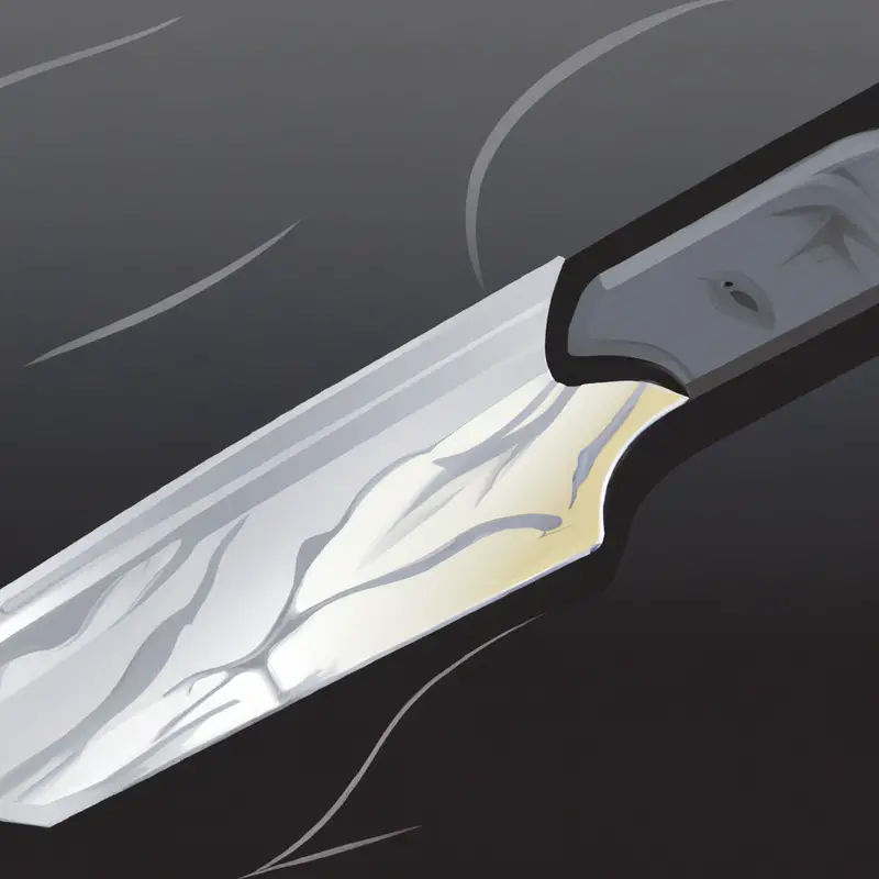 Sharp blade slicing.