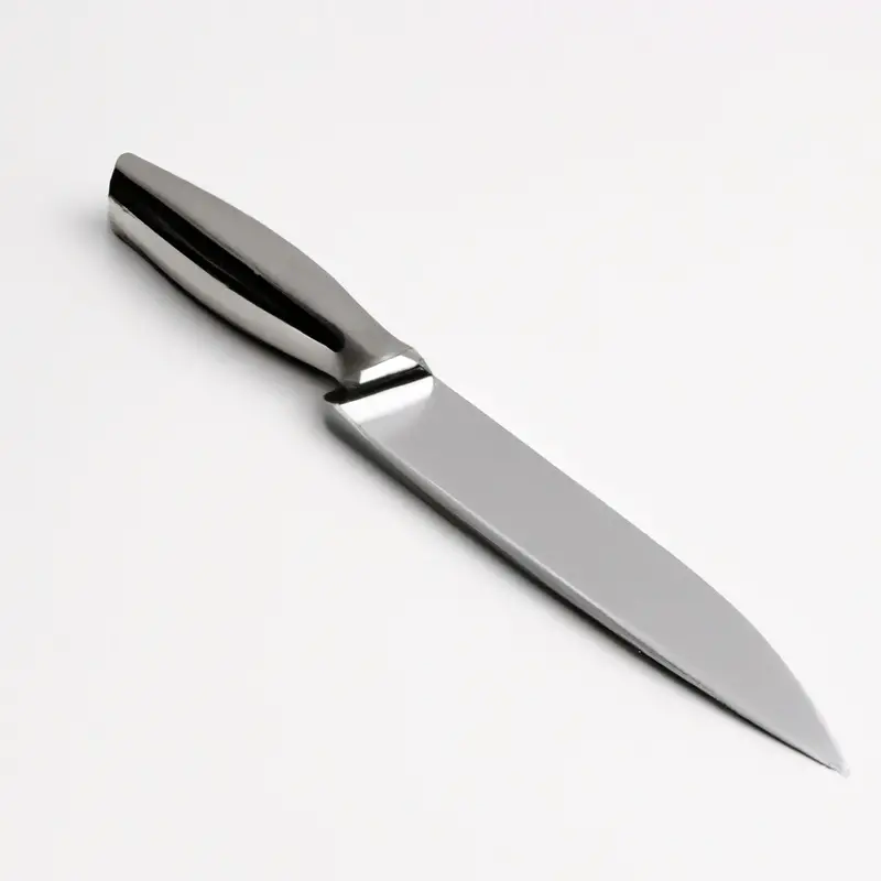 Sharp kitchen knives.