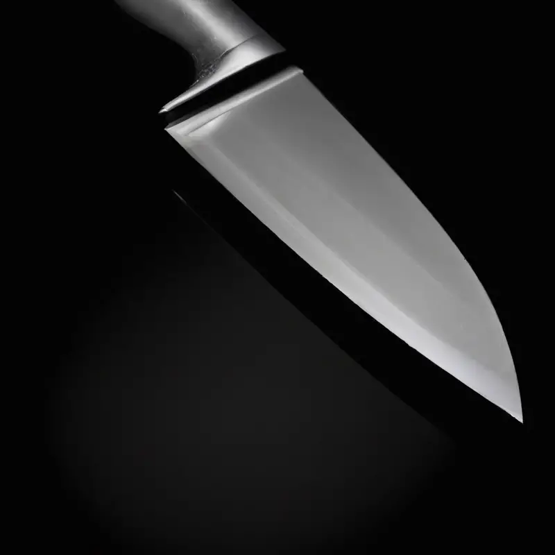 Sharp knife.