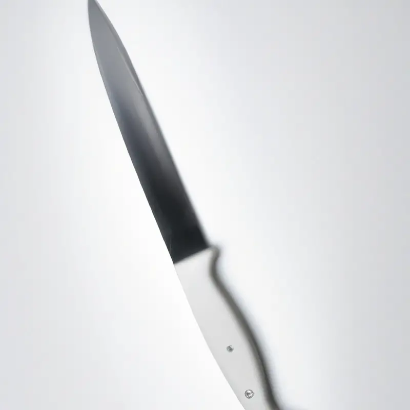 Sharp knife cutting.