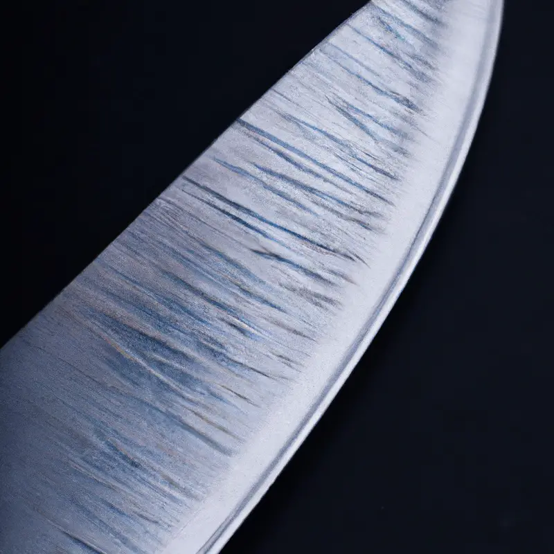 Sharp knife cutting.