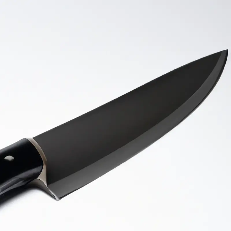 Sharp knife slicing.