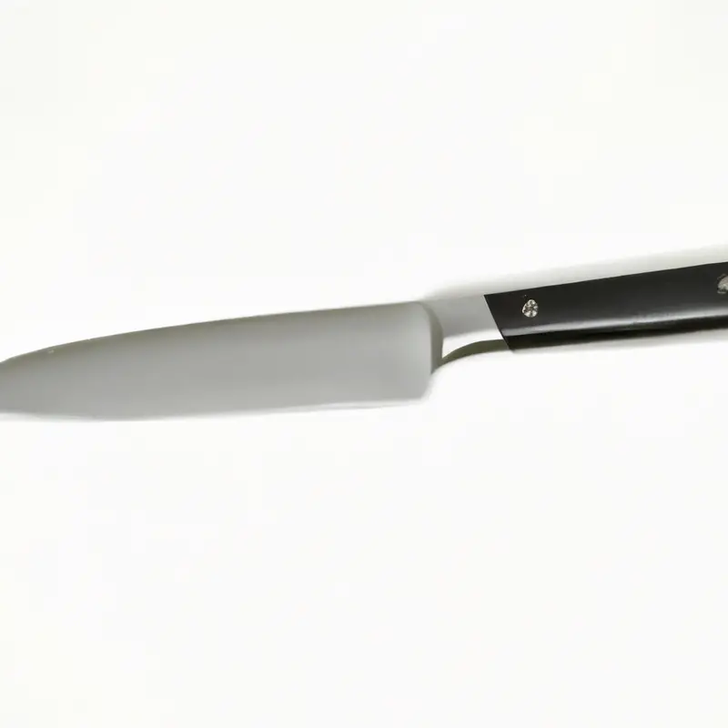 Steel blade knife.