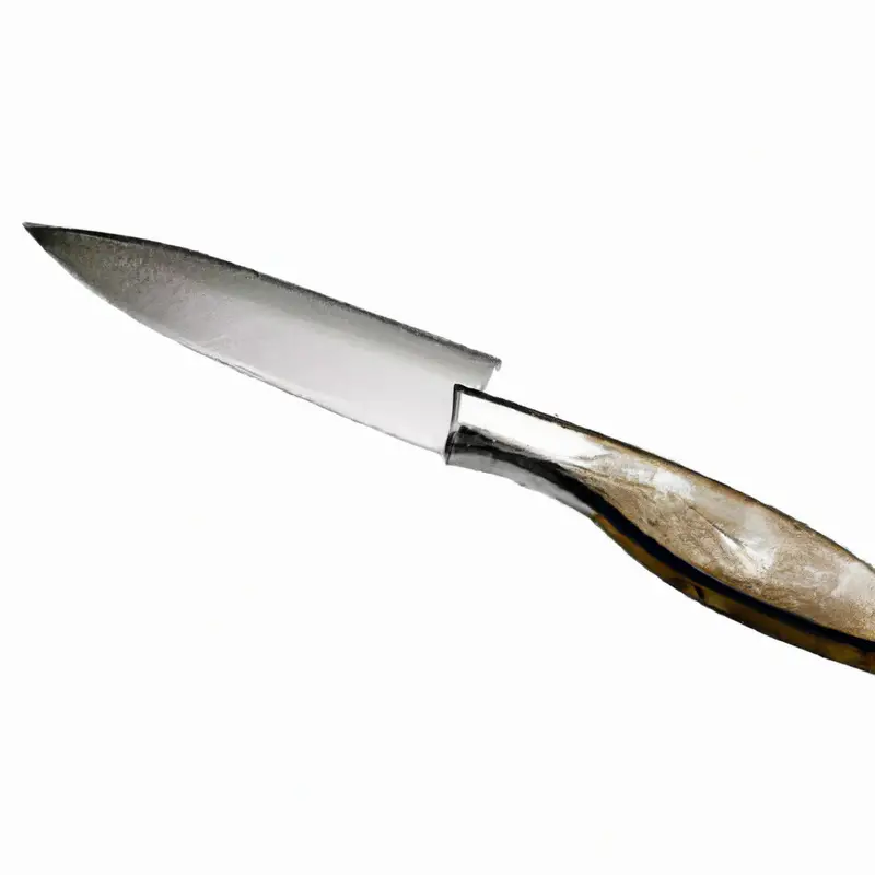 Cobalt-infused knife blade.