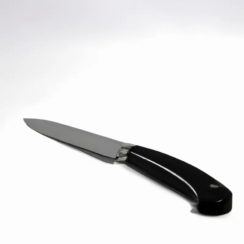 Damascus steel pocket knife.