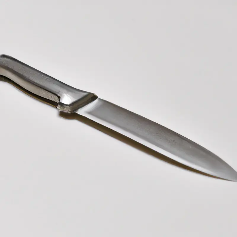 Flexible combat knife blade.