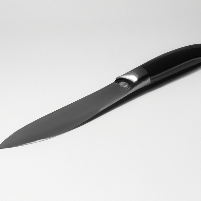 Flexible folding knife blade.