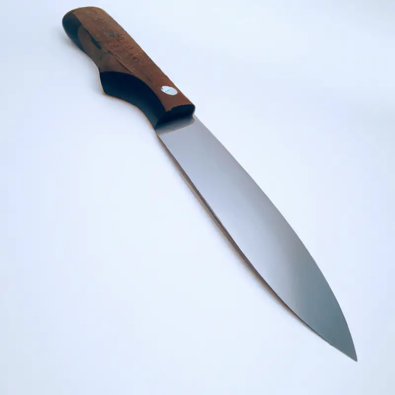 High-carbon steel carving knife