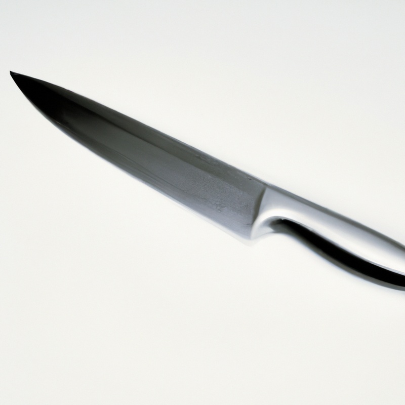 Manganese-enhanced steel knife