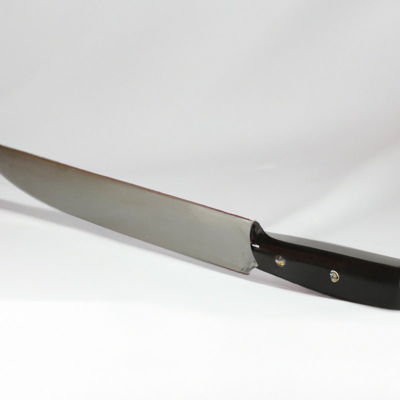 Niobium-enhanced knife steel.