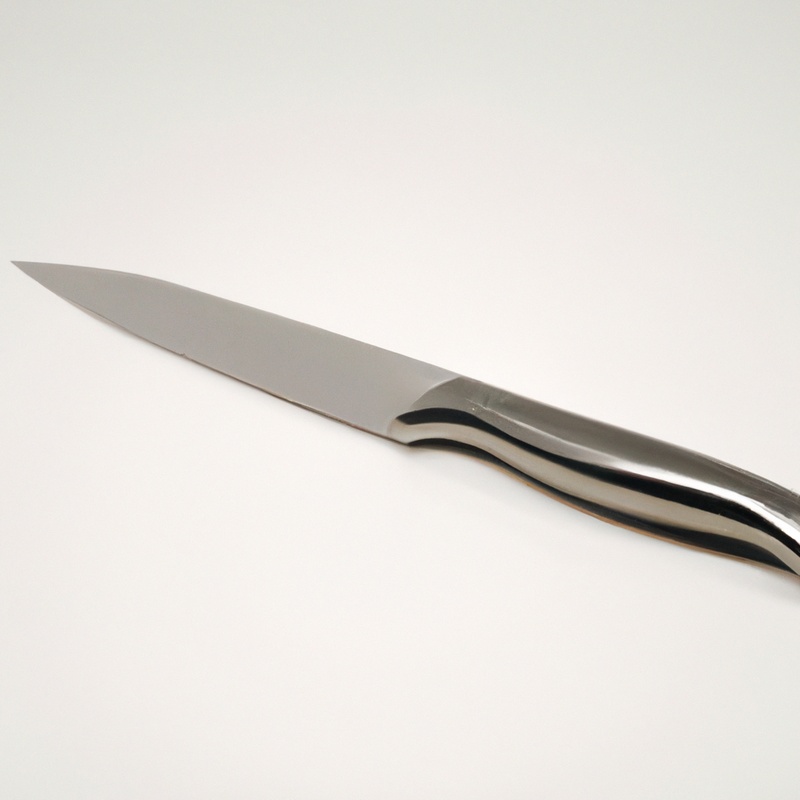 Rust-resistant knife blade.