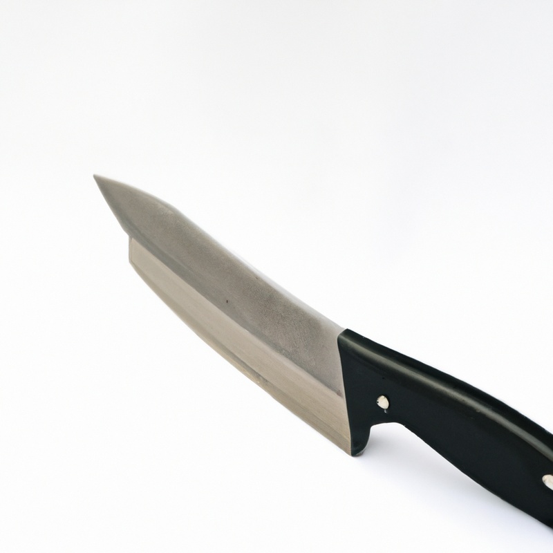 Serrated Knife Cutting Kohlrabi