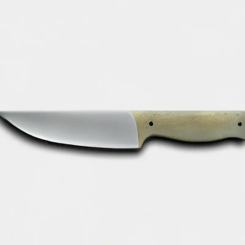 Serrated knife creating garnish