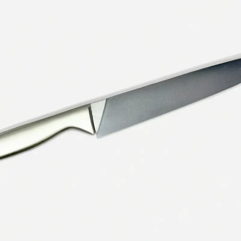 Serrated knife sharpening.