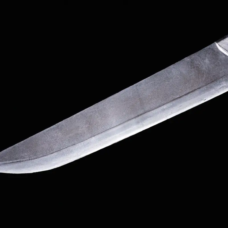 Serrated knife slicing butternut squash