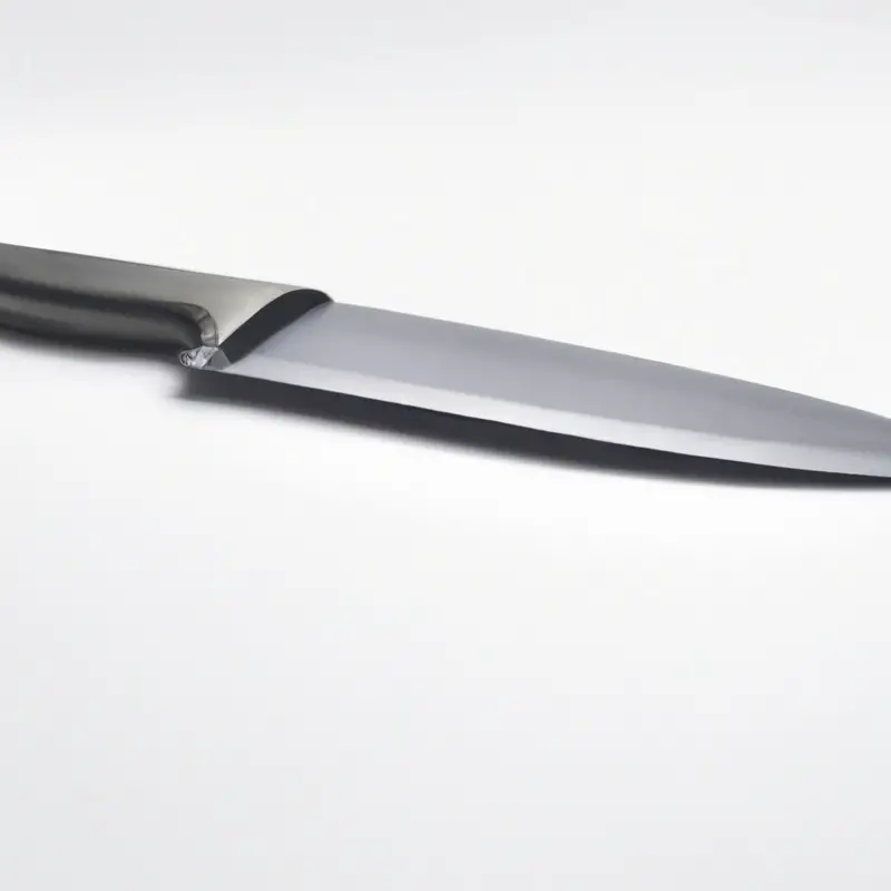 Serrated knife slicing roast beef