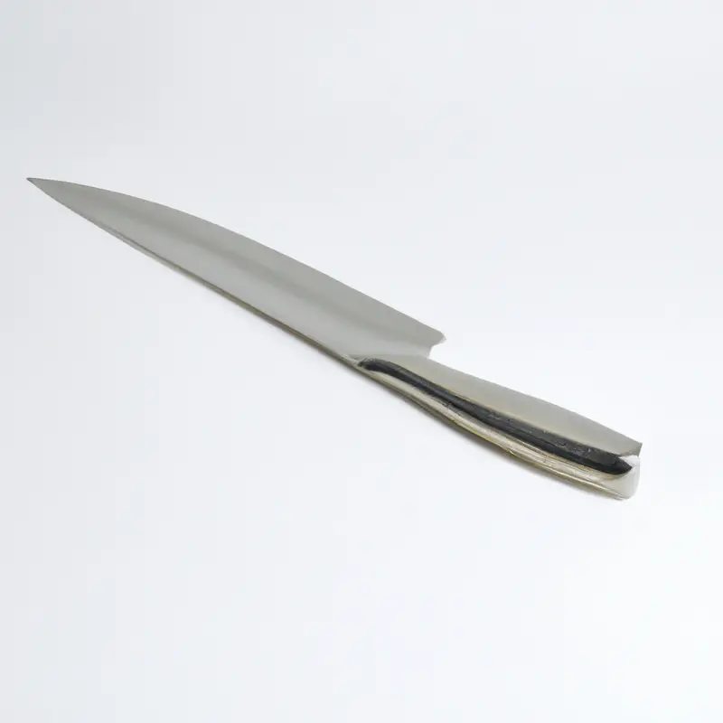 Sharp edge knife.