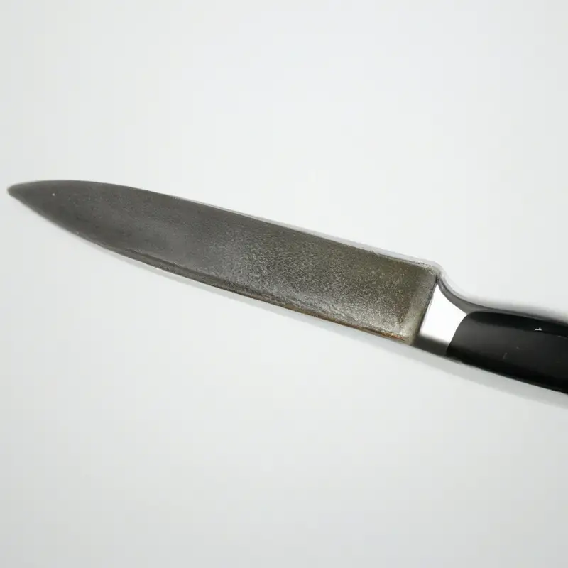 Sharp fillet knife.