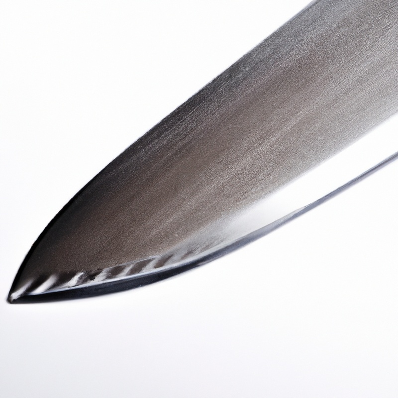 Sharp knife blade.