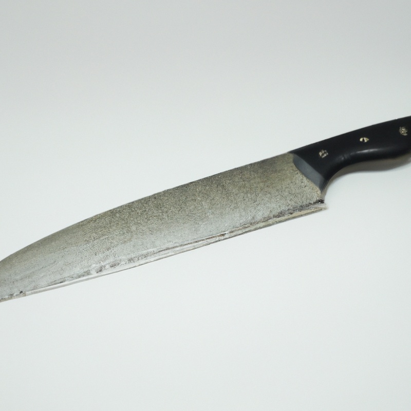 Sharp serrated knife