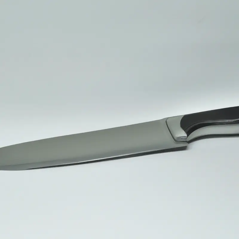 Sharp stainless steel blade.