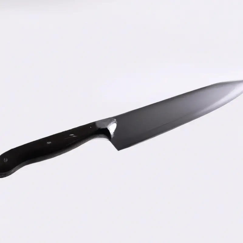 Sharp stainless steel knife with meat cleaver shape