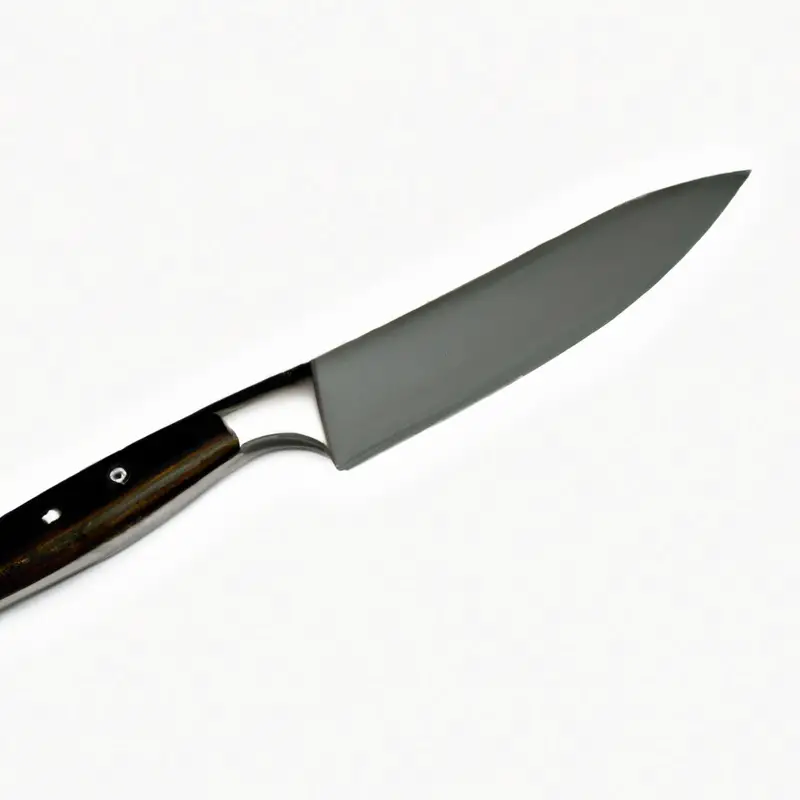 Sushi knife on cutting board